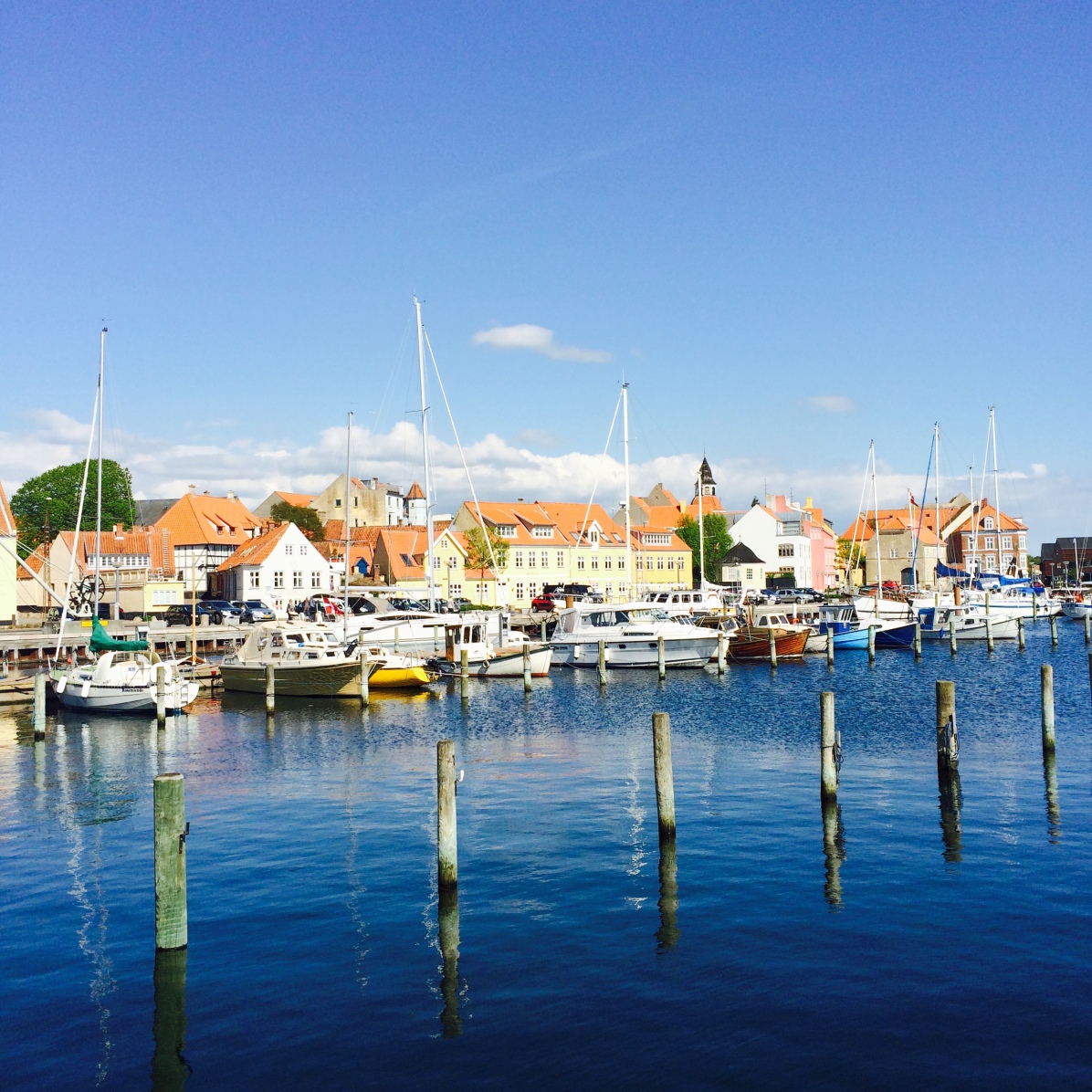 Der Stadthafen von Fåborg